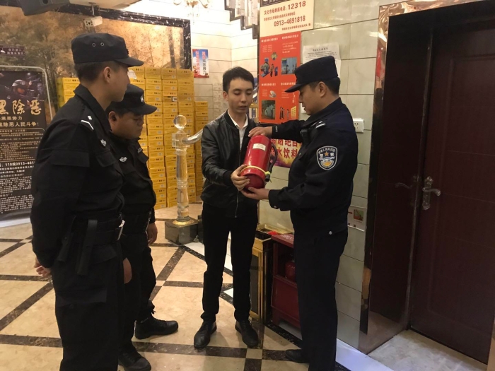 华阴市公安局开展“防风险保双节平安”消防安全大检查