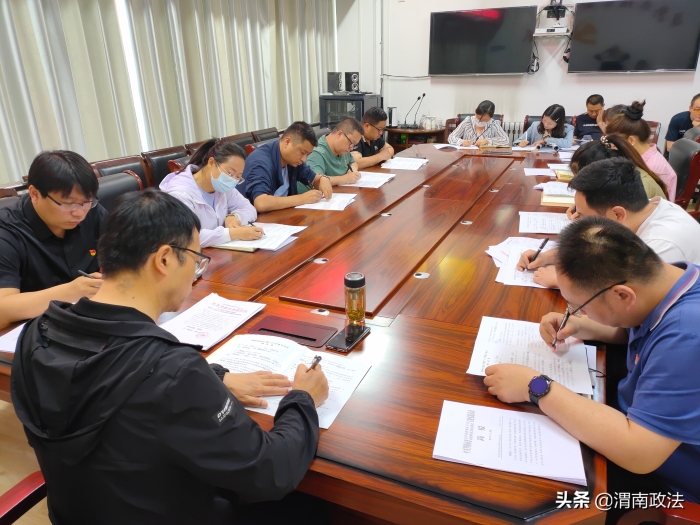 华阴市委政法委开展“十个严禁”知识测试活动